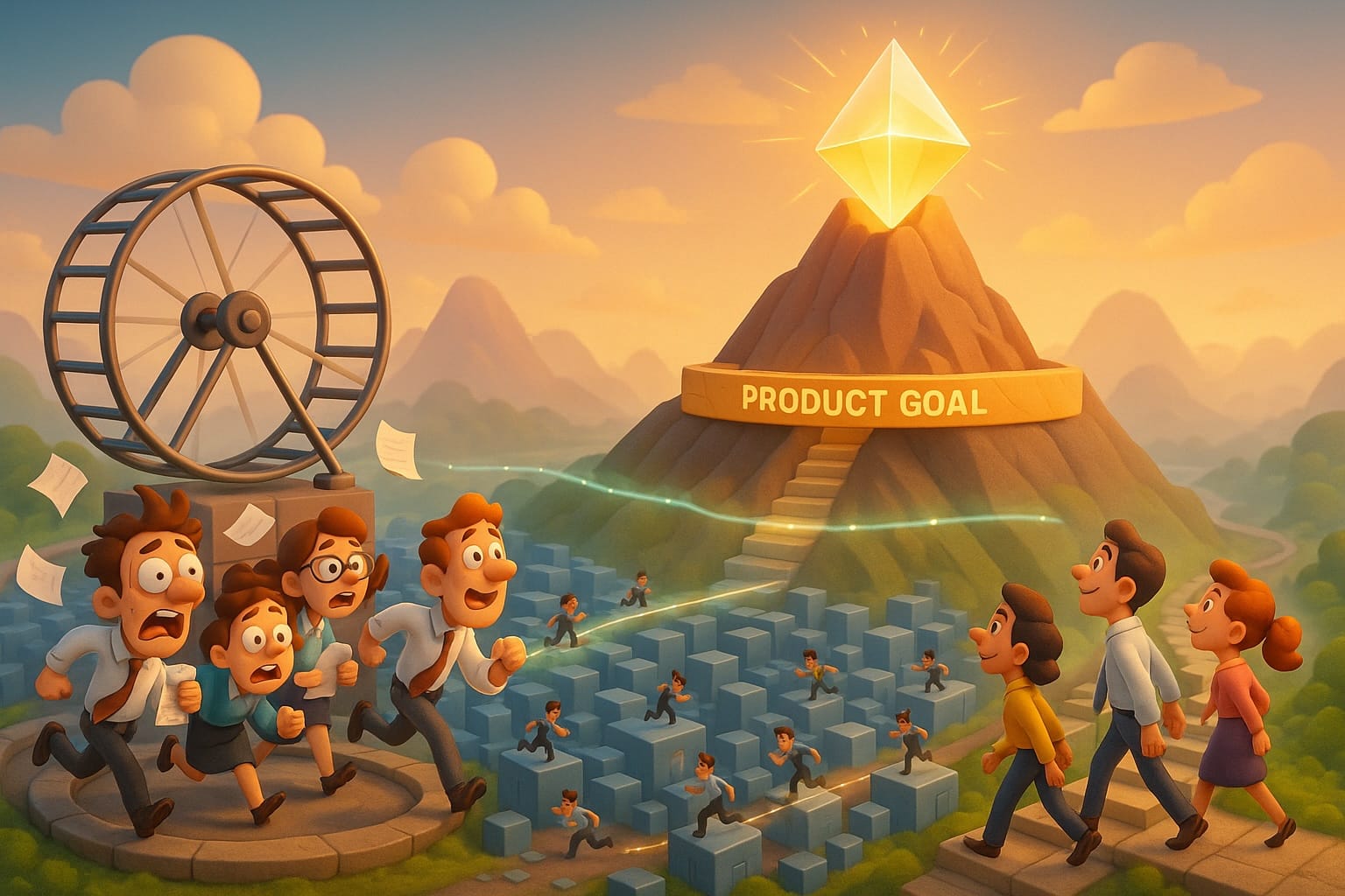 Хватит жить от спринта до спринта: настройте связку Vision – Product Goal – Sprint Goal